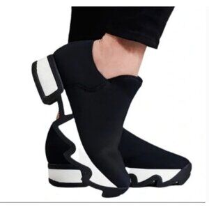 iRi Black and White Neoprene Sneaker Size 38